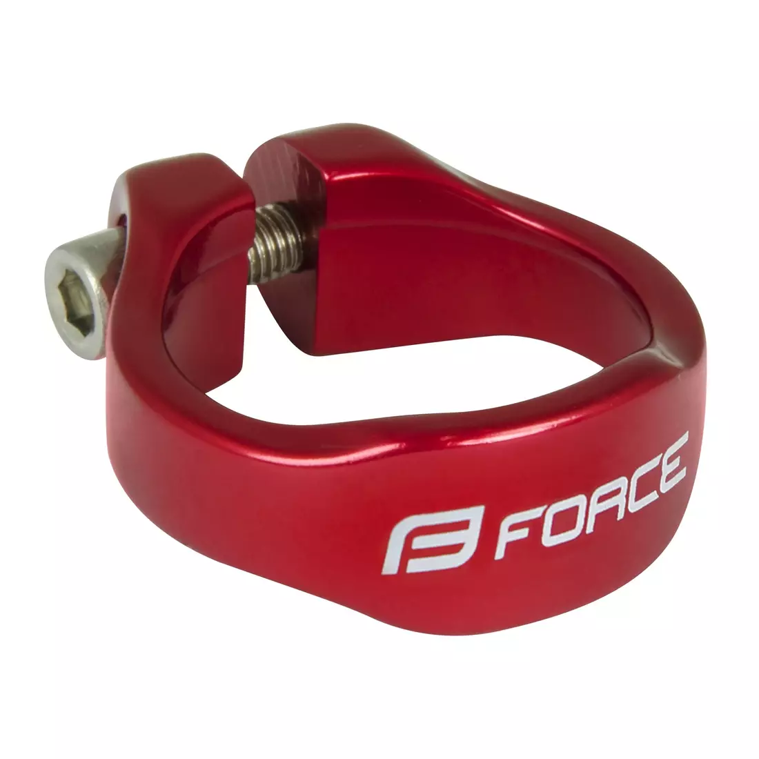 FORCE allen seat clamp Al, 31.8mm - gloss red 22022