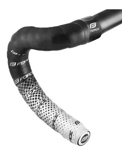 FORCE bicycle handlebar wrap EVA DUAL black/white 380181