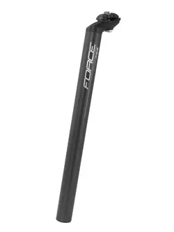 FORCE bicycle seatpost BASIC P6.4 carbon 31,6 mm/400 mm black matt 21044