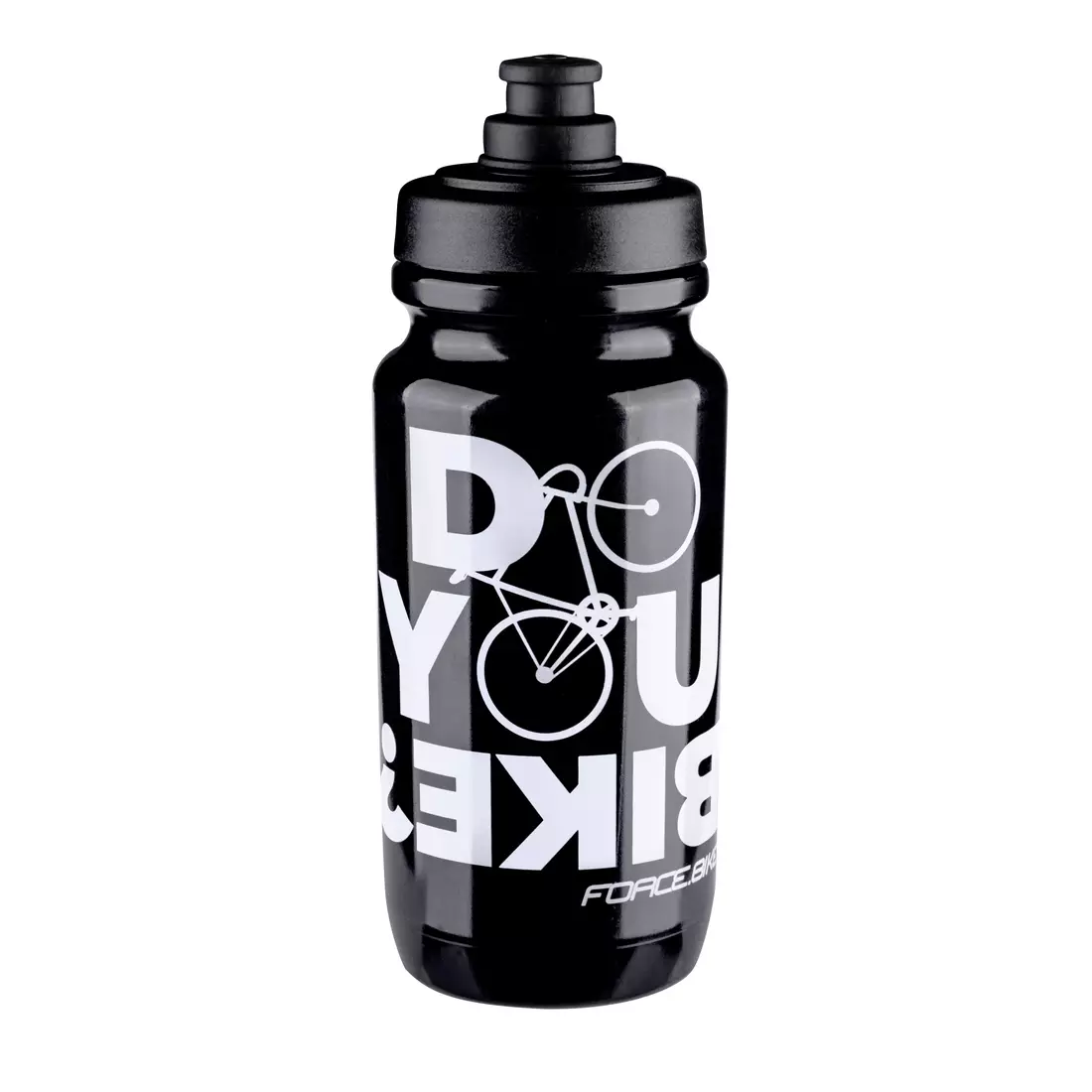 FORCE bicycle water bottle BIKE 0,5L black 250909
