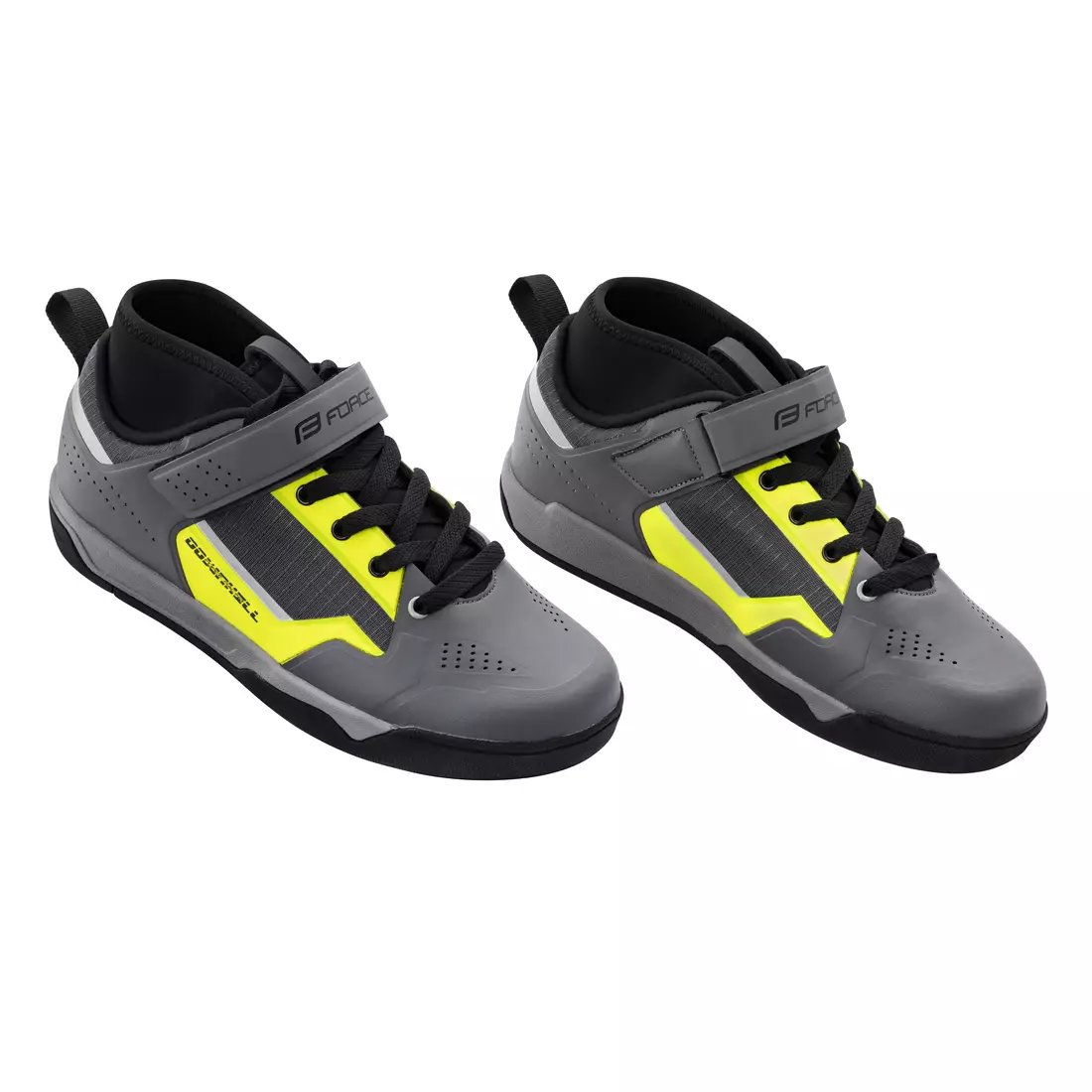 FORCE cycling shoes DOWNHILL, fluo-black 39 9500 139