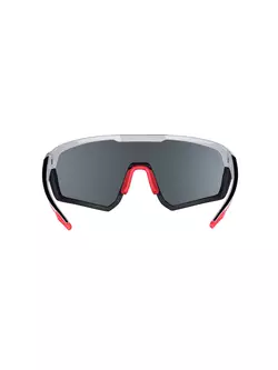 FORCE cycling / sports glasses APEX, black and gray, 910893