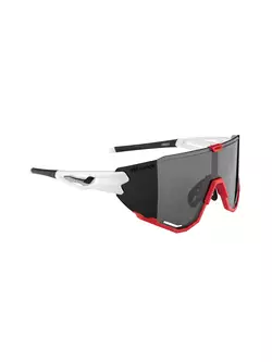 FORCE cycling / sports glasses CREED White-red, 91182