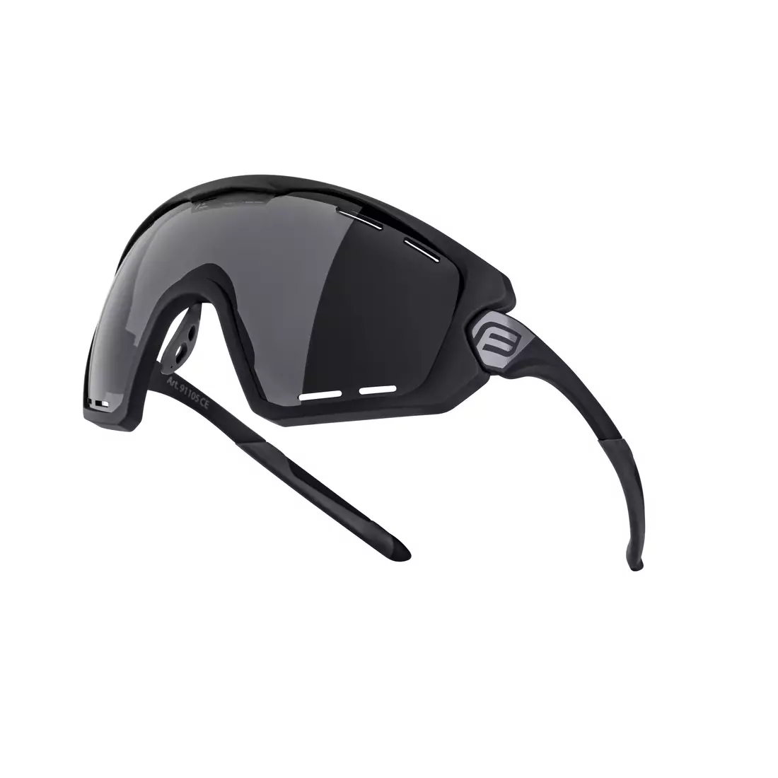 FORCE cycling / sports glasses OMBRO PLUS black mat, 91105