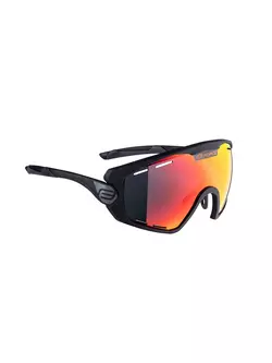 FORCE cycling / sports glasses OMBRO PLUS black mat, 91106