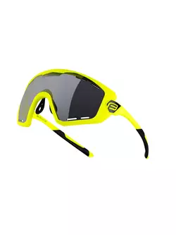 FORCE cycling / sports glasses OMBRO PLUS fluo mat 91120