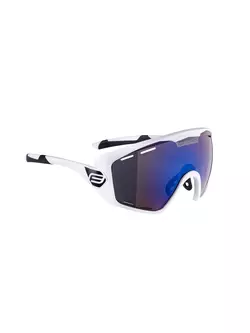 FORCE cycling / sports glasses OMBRO PLUS white 91110