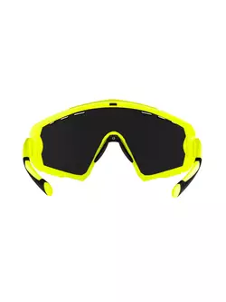 FORCE cycling / sports glasses OMBRO laser lens fluo mat 91141