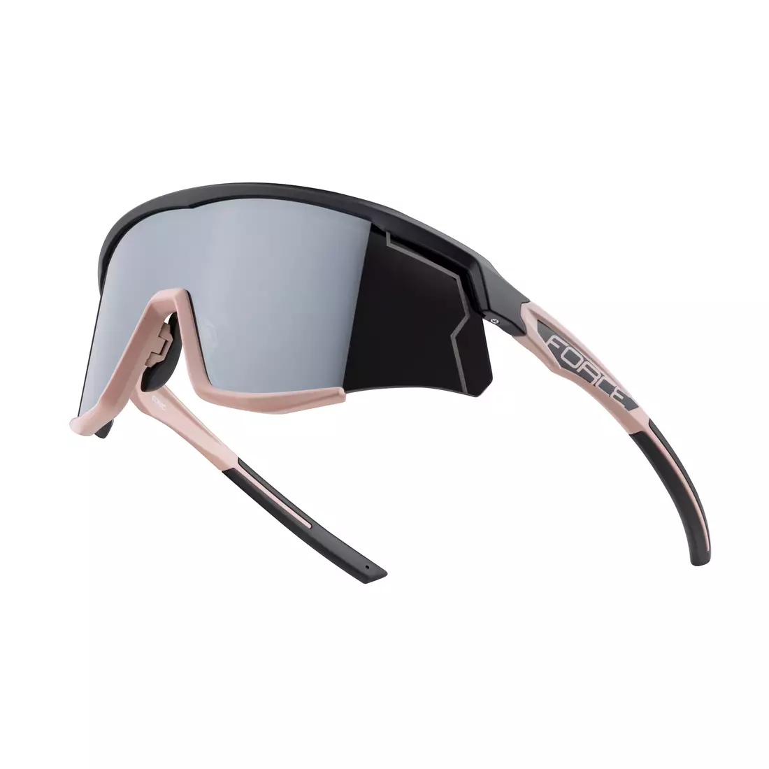 FORCE cycling / sports glasses SONIC, black and brown, 910952