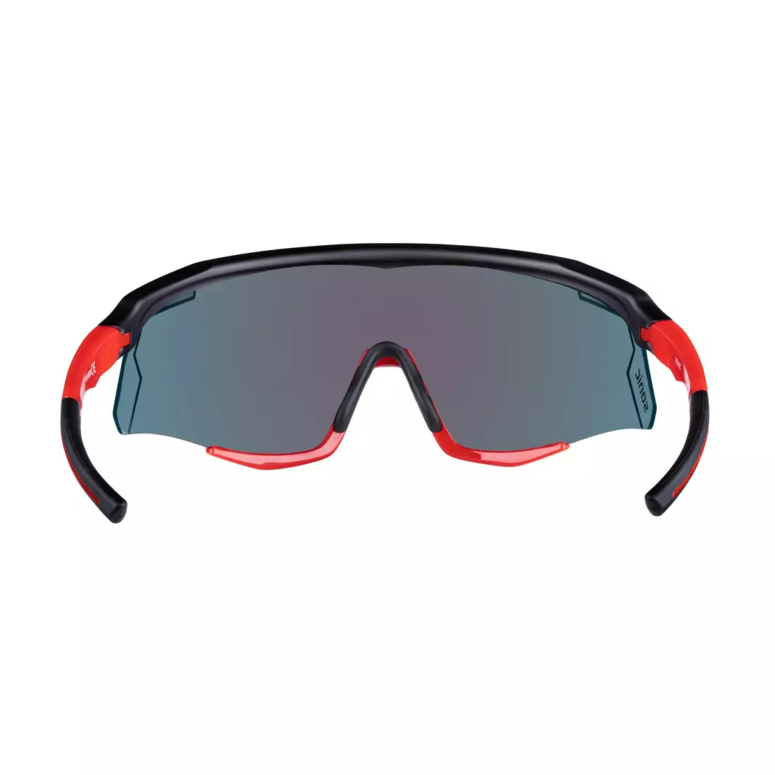 FORCE cycling / sports glasses SONIC, black and red, 910950