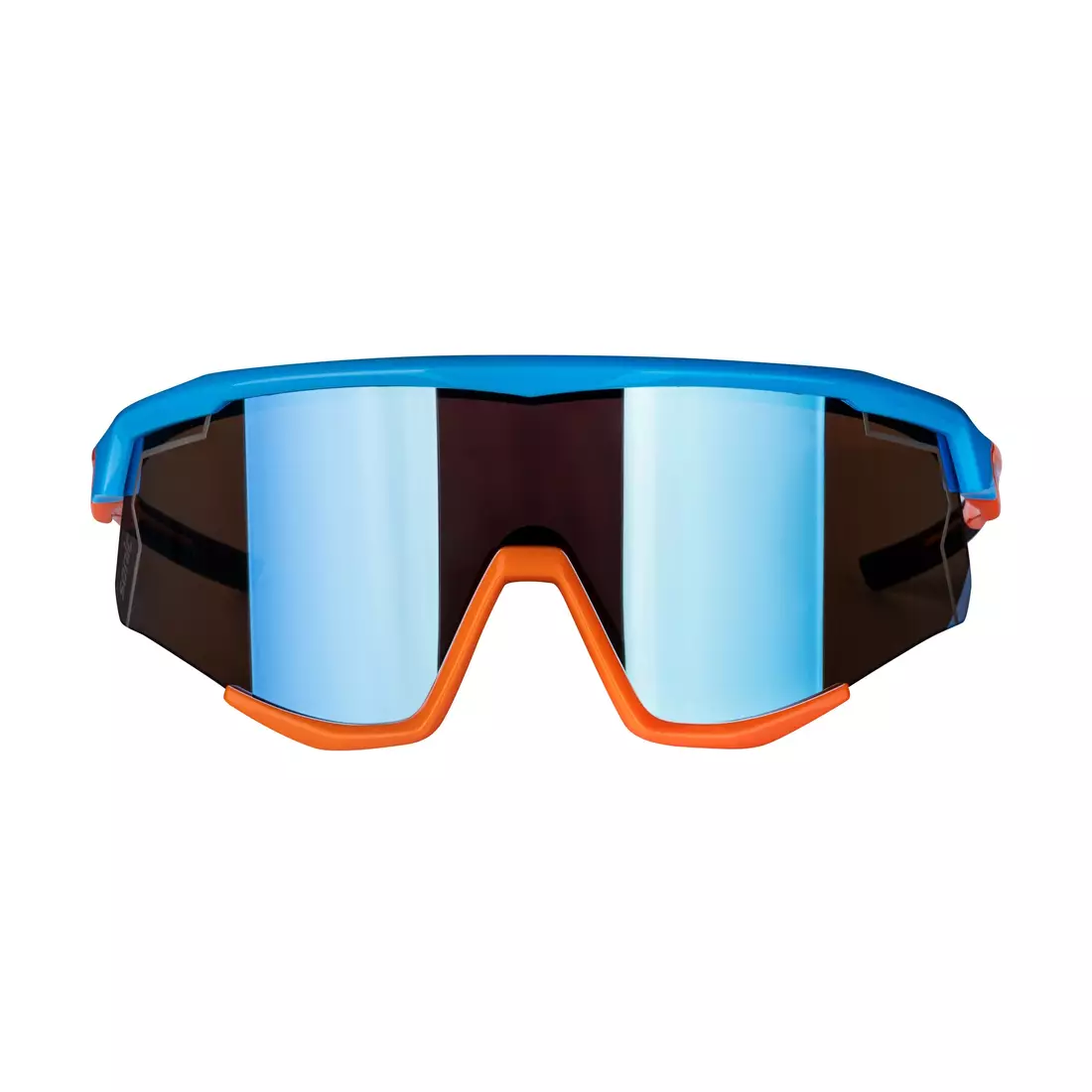 FORCE cycling / sports glasses SONIC, blue-orange, 910955