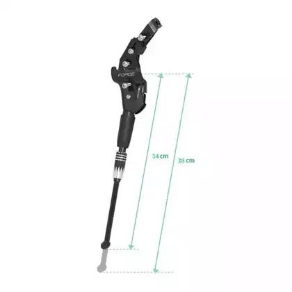 FORCE rear bicycle stand MANT 26-29“, black 48106