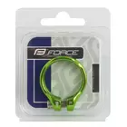 FORCE seat post clamp Al 34,9 mm green 22028