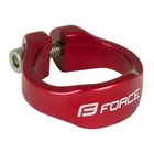 FORCE seat post clamp Al 34,9 mm red 22026