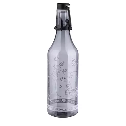 FORCE sports bottle FLASK 0,5l transparent 250918