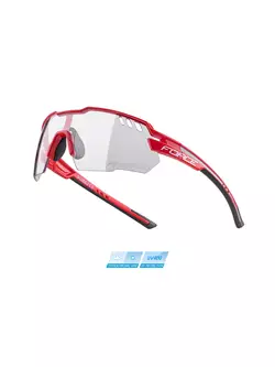 FORCE sports glasses AMOLEDO Photochromic, red-gray, 910862
