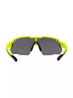 FORCE sunglasses AMOLEDO, fluo gray, black lenses 910851