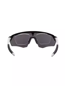 FORCE sunglasses ENIGMA, black and white matt, black lenses 91162