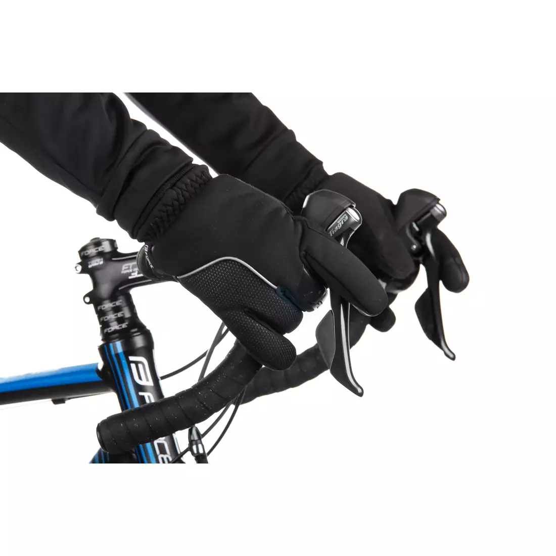 FORCE winter cycling gloves ARCTIC PRO black 904661