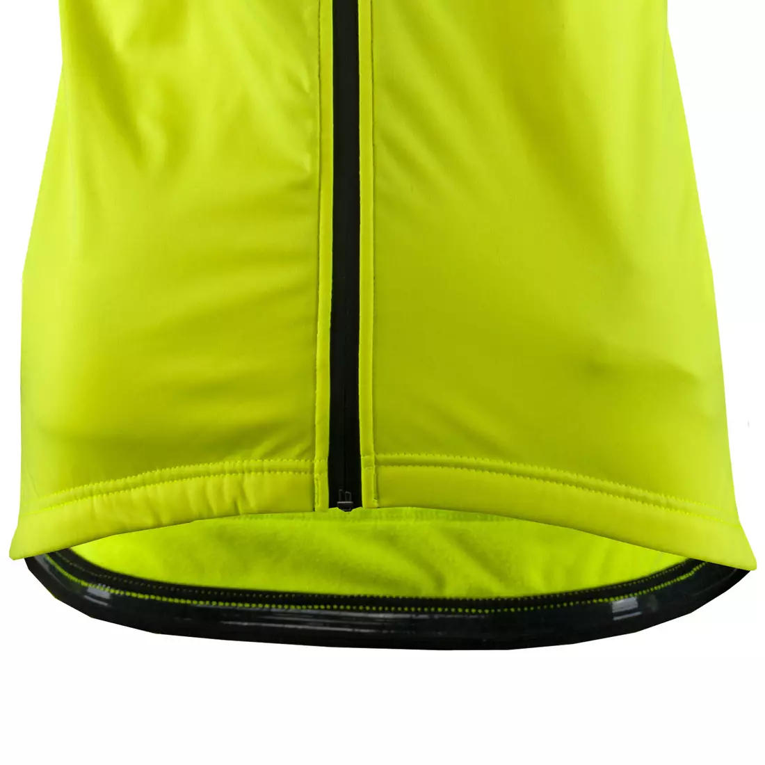 KAYMAQ JWS-003 men's winter softshell bike jacket fluo yellow