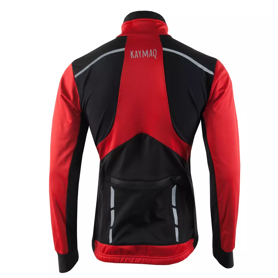 KAYMAQ JWS-003 men's winter softshell bike jacket red