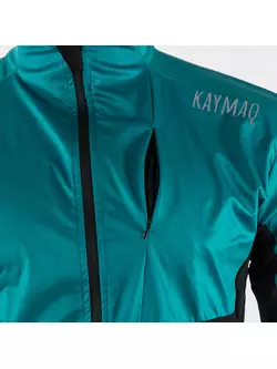 KAYMAQ JWS-004 men's winter softshell bike jacket blue-black