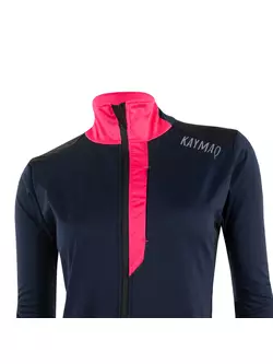 KAYMAQ JWSW-100 women's winter softshell bike jacket blue-black