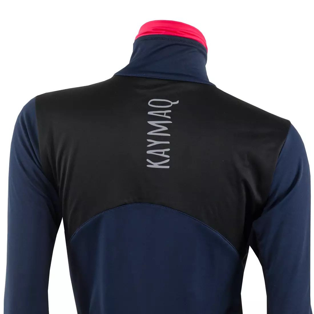 KAYMAQ JWSW-100 women's winter softshell bike jacket blue-black