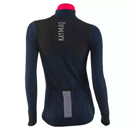 KAYMAQ KYQLSW-100 women's cycling thermal jersey Blue-black