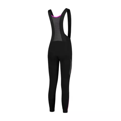 ROGELLI women's cycling pants with braces GLORY black/pink ROG351076