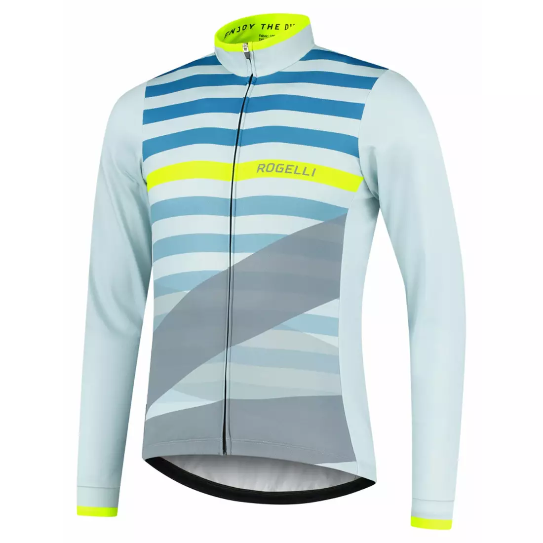 ROGELLI men's bicycle sweatshirt STRIPE, grey, ROG351012