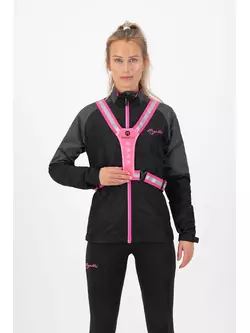ROGELLI reflective vest with LED diodes pink ROG351114