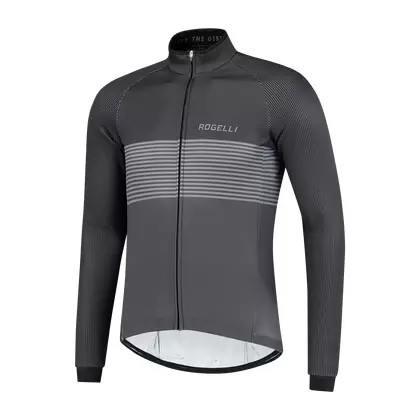 ROGELLI winter cycling jacket BOOST black/grey ROG351036