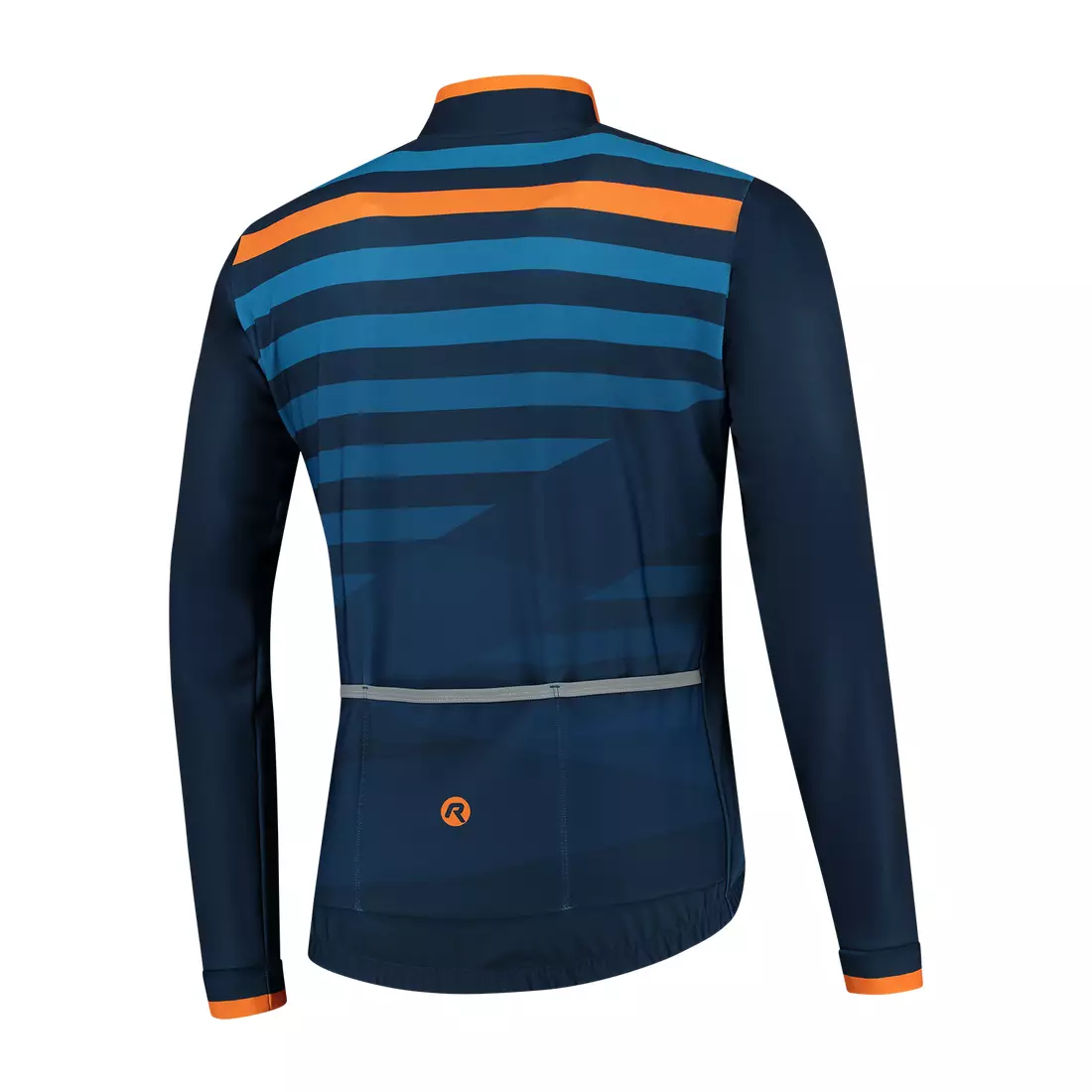 ROGELLI winter cycling jacket STRIPE blue ROG351041