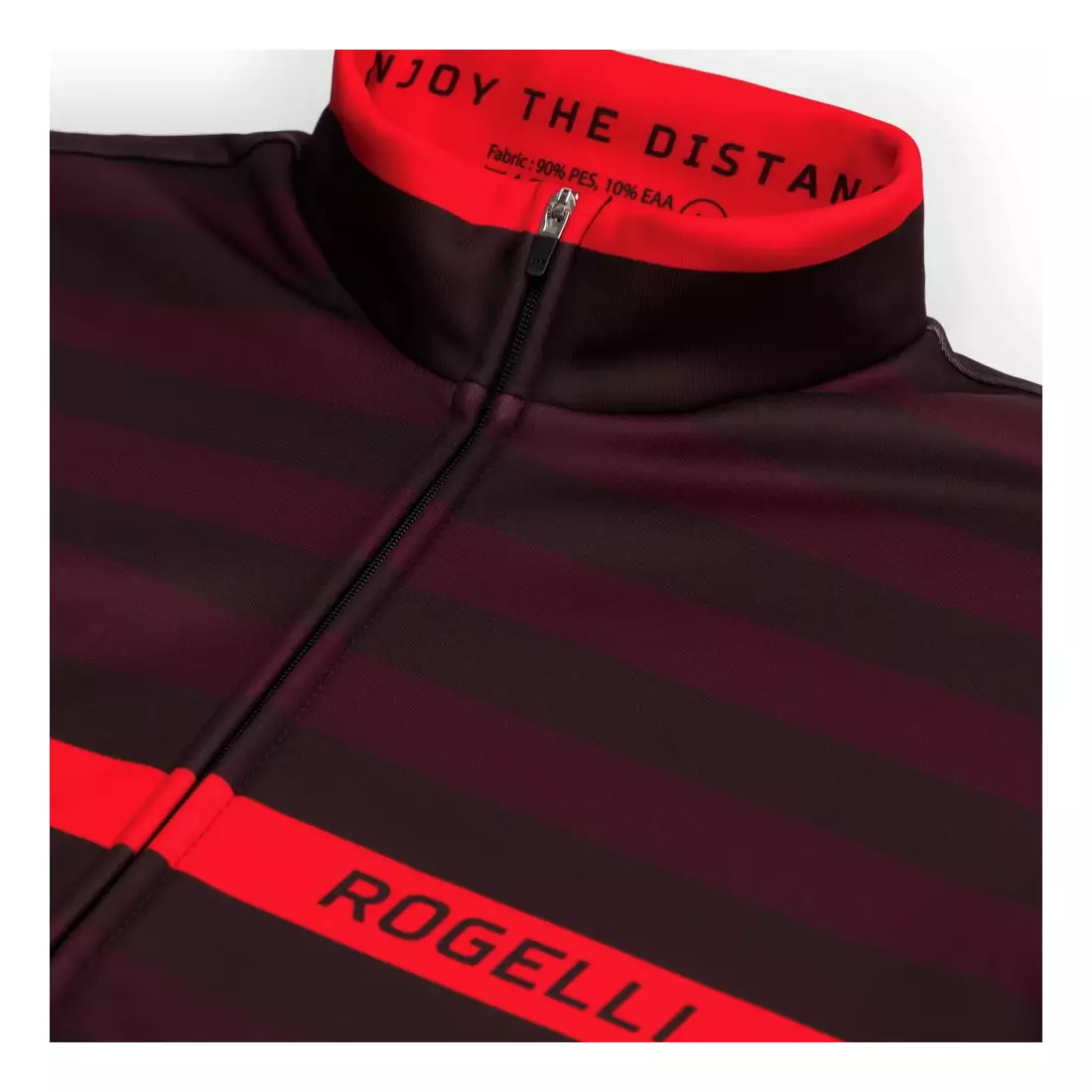 ROGELLI winter cycling jacket STRIPE claret ROG351042