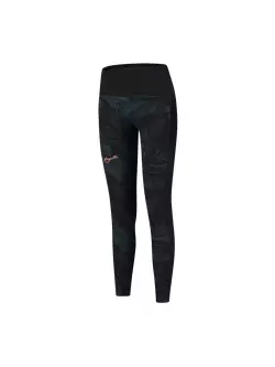 ROGELLI women's running pants SNAKE black/green ROG351107
