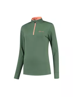 ROGELLI women's running sweatshirt SNAKE green ROG351110