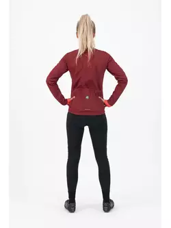 ROGELLI women's winter cycling jacket ESSENTIAL Bordeaux/Coral ROG351098
