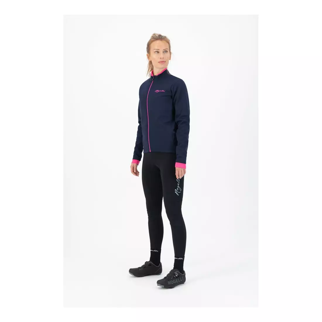 ROGELLI women's winter cycling jacket ESSENTIAL navy blue ROG351097
