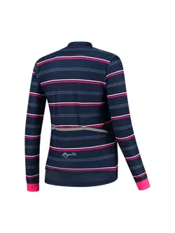 ROGELLI women's winter cycling jacket STRIPE blue/pink ROG351088