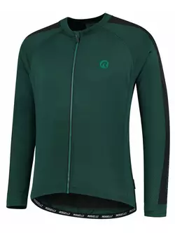 Rogelli Men's cycling jersey, long sleeves EXPLORE green ROG351003