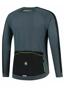Rogelli Men's cycling jersey, long sleeves EXPLORE, grey, ROG351002