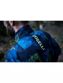 Rogelli Men's running jacket ELECTRO, blue, ROG351105