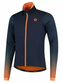Rogelli Men's winter cycling jacket, softshell TRACE, orange, ROG351035