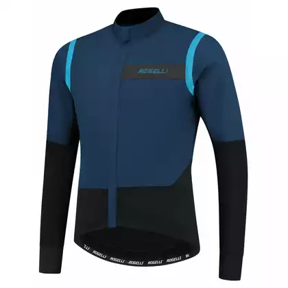 Rogelli Men's lightweight cycling jacket, softshell INFINITE, blue, ROG351049