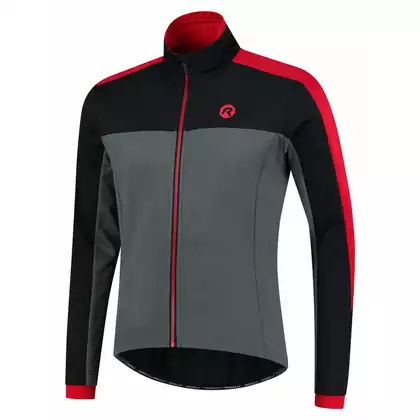 Rogelli Men's winter cycling jacket FREEZE, Red, ROG351022