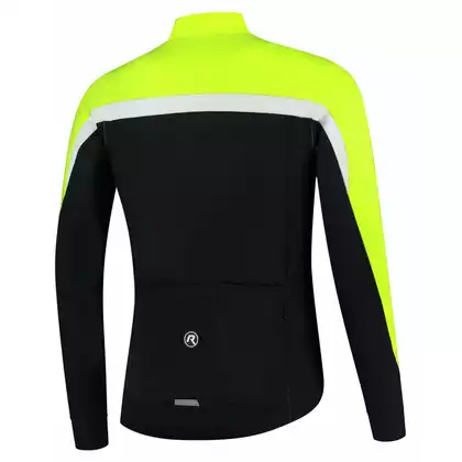 Rogelli Men's insulated cycling sweatshirt COURSE, fluo, ROG351004