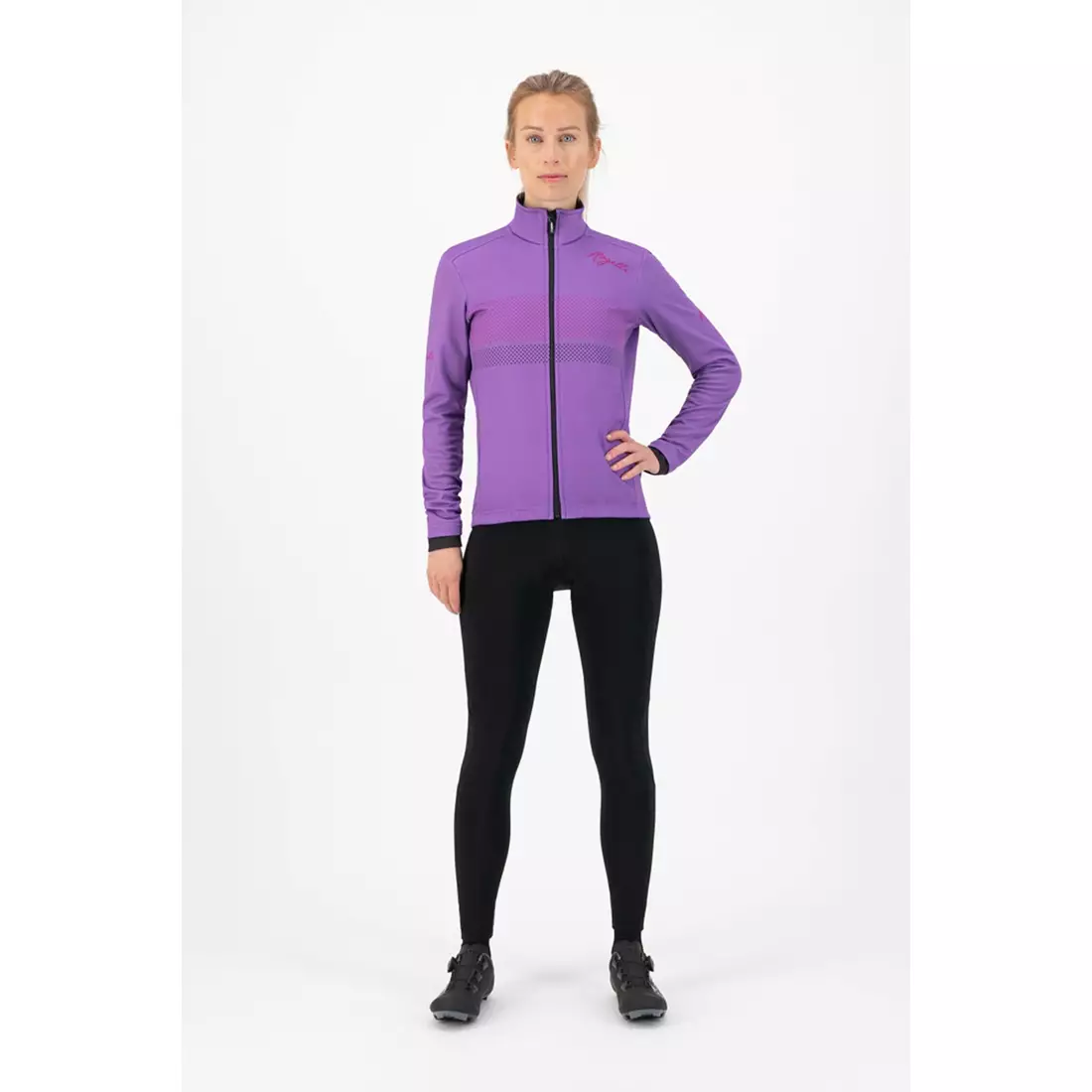 Rogelli Women's cycling jacket, Ultralight PURPOSE, Violet, ROG351085