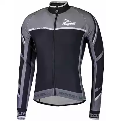Rogelli long sleeve cycling jersey ANDRANO 2.0, gray-black, 001.322