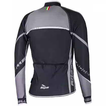 ROGELLI men's bicycle sweatshirt ANDRANO 2.0, gray-black, 001.322